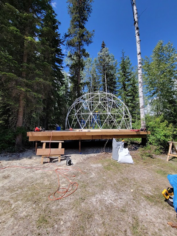 LSD during beginning of construction, 2022